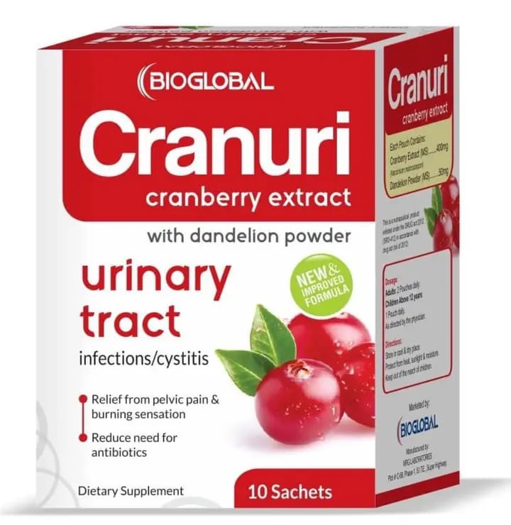 Cranuri Cranberry Extract 400mg, Dandelion Powder 50mg